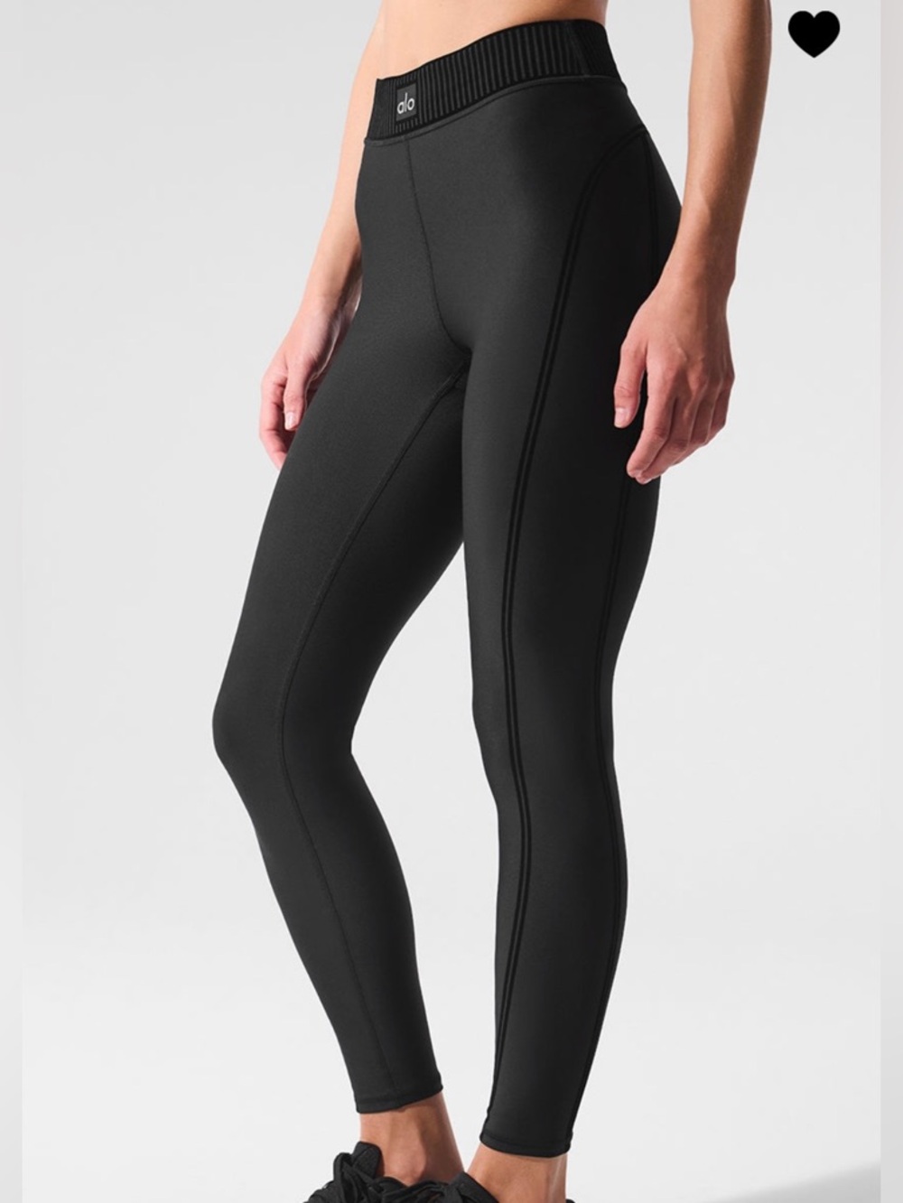 Alo airlift High-Rise 7/8  line up legging Black
